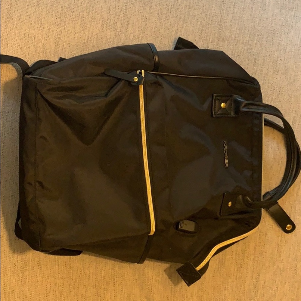 Sleek Black Computer Bag / Backpack